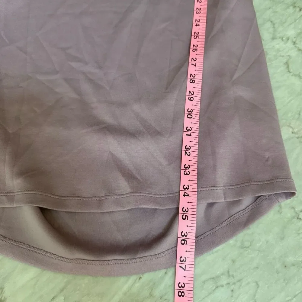 Free People Amelie Lilac Dress mock neck Knit Dress size L